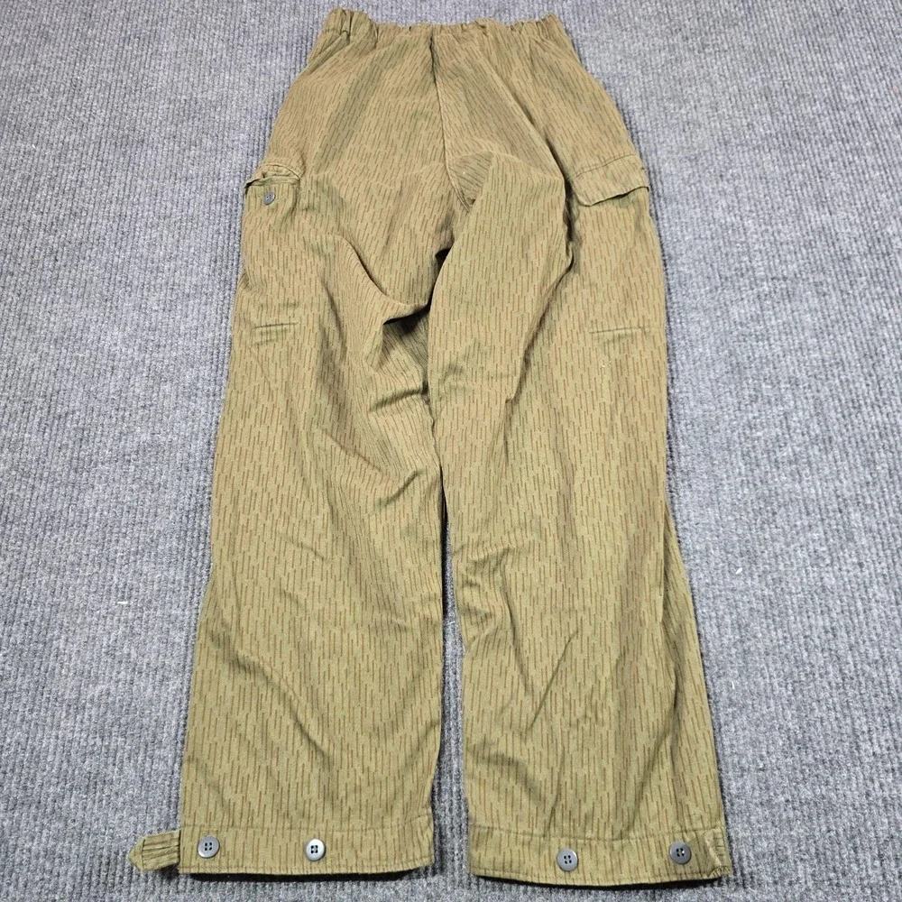 East German Army NVA Strichtarn Rain Camo Field Pants G44 28